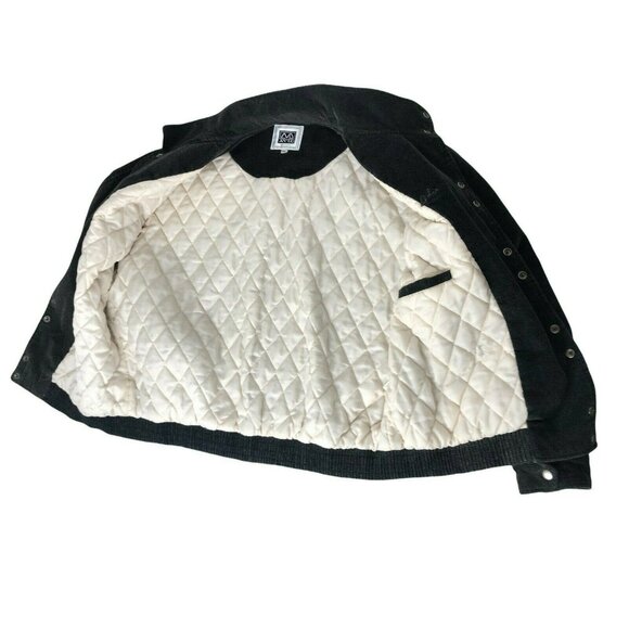 Avid Jacket Mens XL Coat Brown Bomber Tweed Combed Cotton Quilted Lining Vintage - Picture 5 of 12